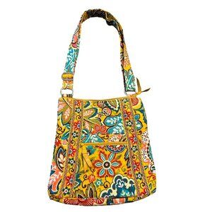 Vera Bradley Quilted Floral Shoulder Bag & Wallet Set